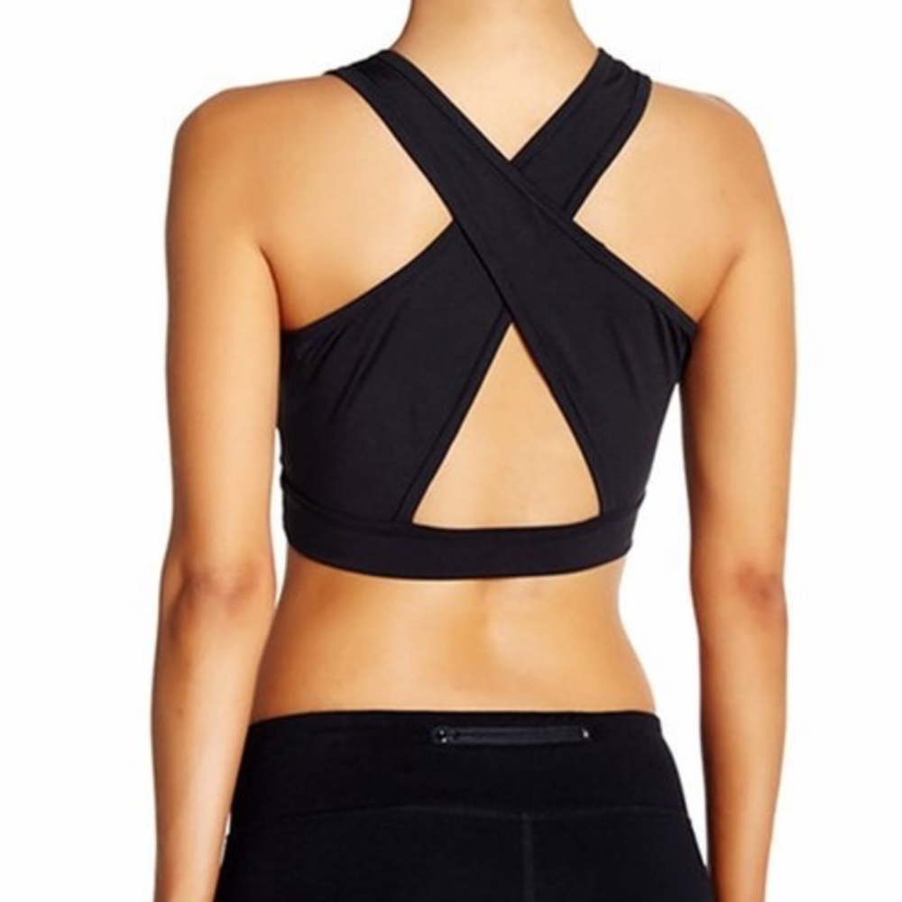 Sports Bra Workout Yoga Top Blue Gym